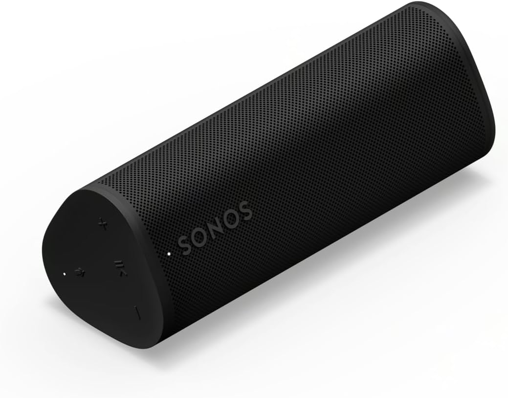 Sonos Roam 2 | Altoparlante portatile, leggero e impermeabile con Bluetooth, Wi-Fi, autonomia di almeno 10 ore e controllo vocale per interni ed esterni - Bianco