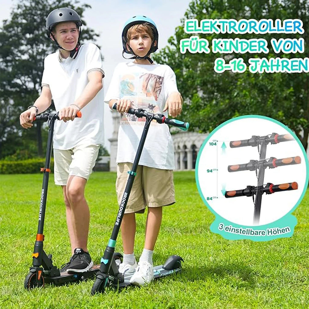 Monopattino Elettrico per Bambini RCB R15 con Logo RCB, Motore da 250W, IPX4