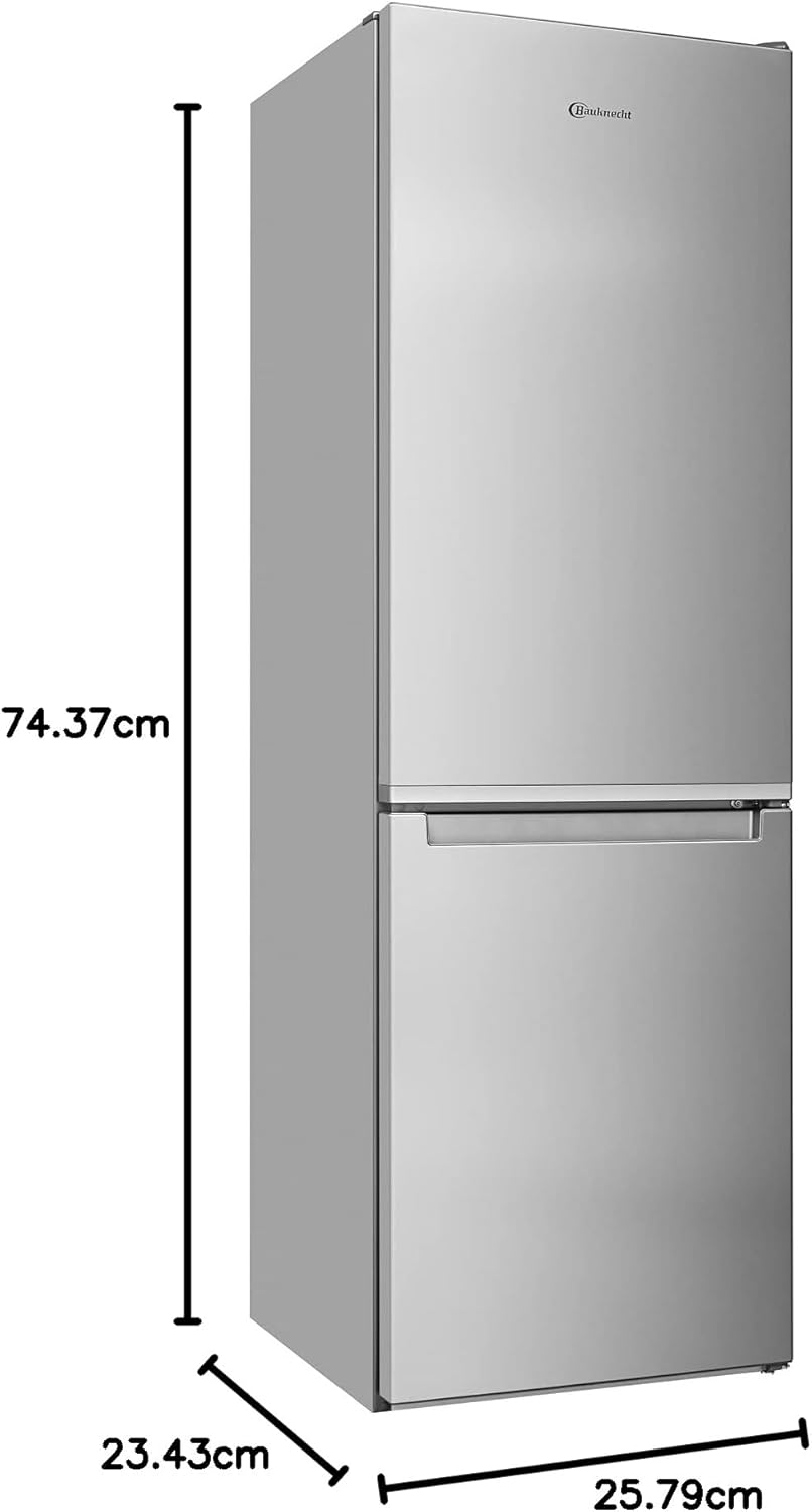 Combinazione Frigorifero/Congelatore Bauknecht, altezza 189 cm, capacità totale 339 litri / LessFrost/Fresh Zone+/Active Fresh/Funzione Super Cooling/Active Freeze