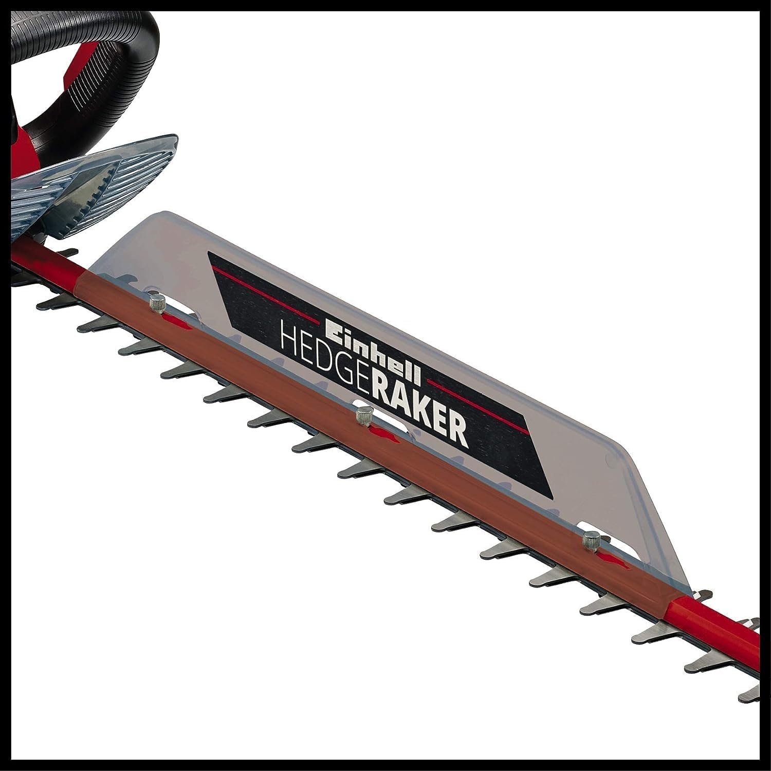 Einhell Tagliasiepi elettrico GE-EH 7067 (700 W, lama in acciaio tagliato e diamantato, ingranaggi in metallo, protezione antiurto, incl. fodero)