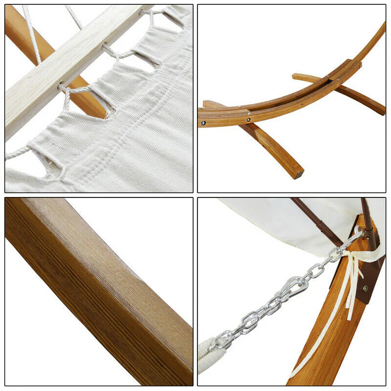 Amaca in legno Sonnewelt Hängematte con supporto