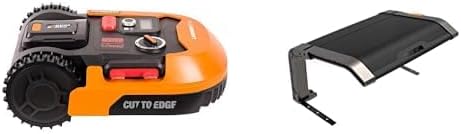 WORX Landroid M WR141E Robot tosaerba/Rasaerba a batteria per piccoli giardini fino a 500 mq/Rasaerba semovente per un taglio netto, Multicolore