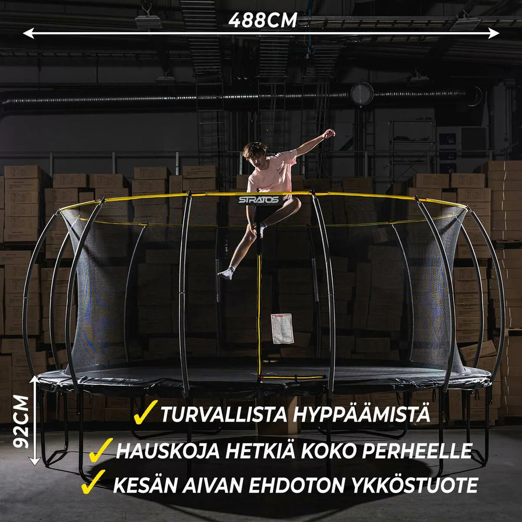 Stratos Trampolin 488 cm / 16 ft