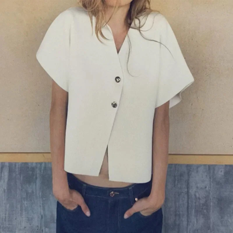 Elegantes Top mit V-Ausschnitt