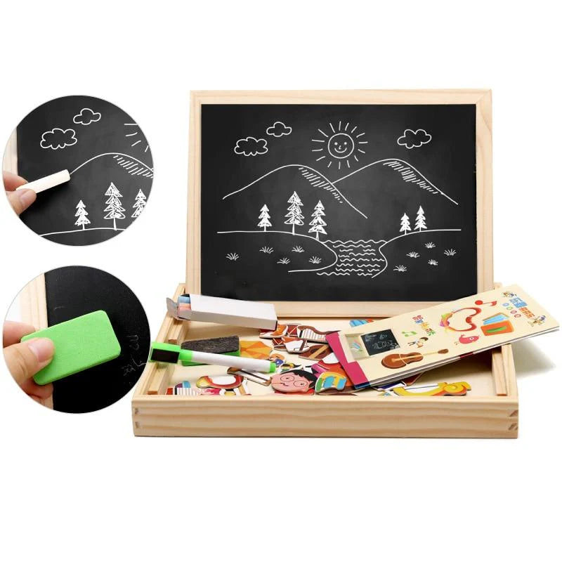 Woods | Magnetische Kreidetafel aus Holz
