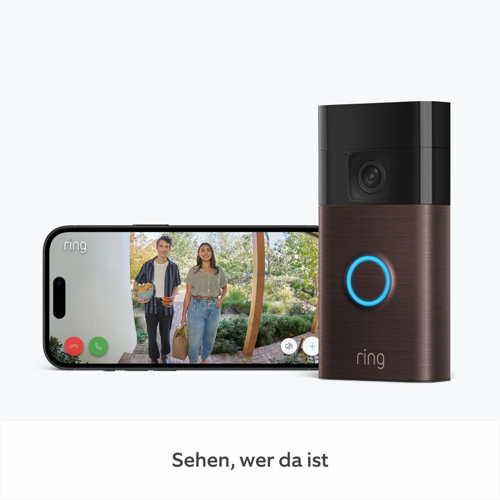 Videocitofono a batteria + supporto senza foratura