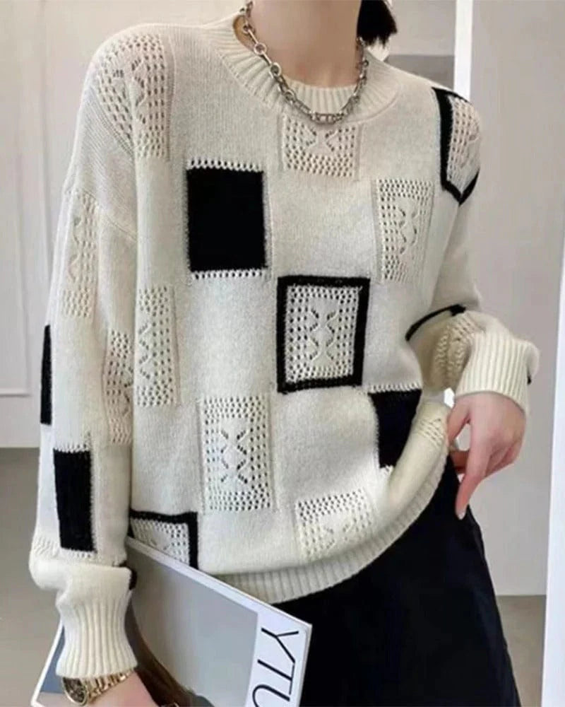 Weier Pullover für Damen