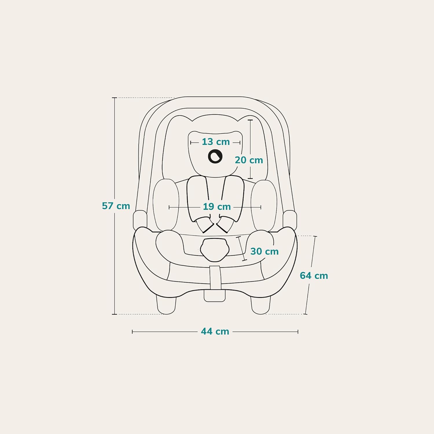 LIONELO ASTRID i-Size SET Seggiolino Auto con Base 40-87 cm Ovetto ISOFIX, Cinture a 3 Punti, Protezione Laterale, Riduttore Dri-Seat, i-Size R129