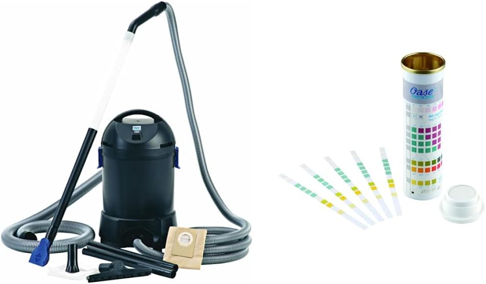 Oase 50529 PondoVac Classic, 1400 W, 3000 l/h - Aspirafango per laghetto, pulizia e trattamento dell'acqua, incluse 4 bocchette di aspirazione per tutti i tipi di laghetto e per uso domestico