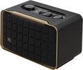 JBL Authentics 200 Smart Home Altoparlante – Cassa Bluetooth dal design retrò anni '70 – Con griglia Quadrex, Google Assistant, Alexa, AirPlay e JBL One App – Nero