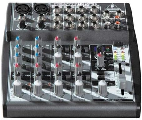 Behringer XENYX 1204USB Mixer premium a 12 ingressi 2/2-Bus con preamplificatori microfonici XENYX e compressori, EQ "britannico" e interfaccia USB/Audio
