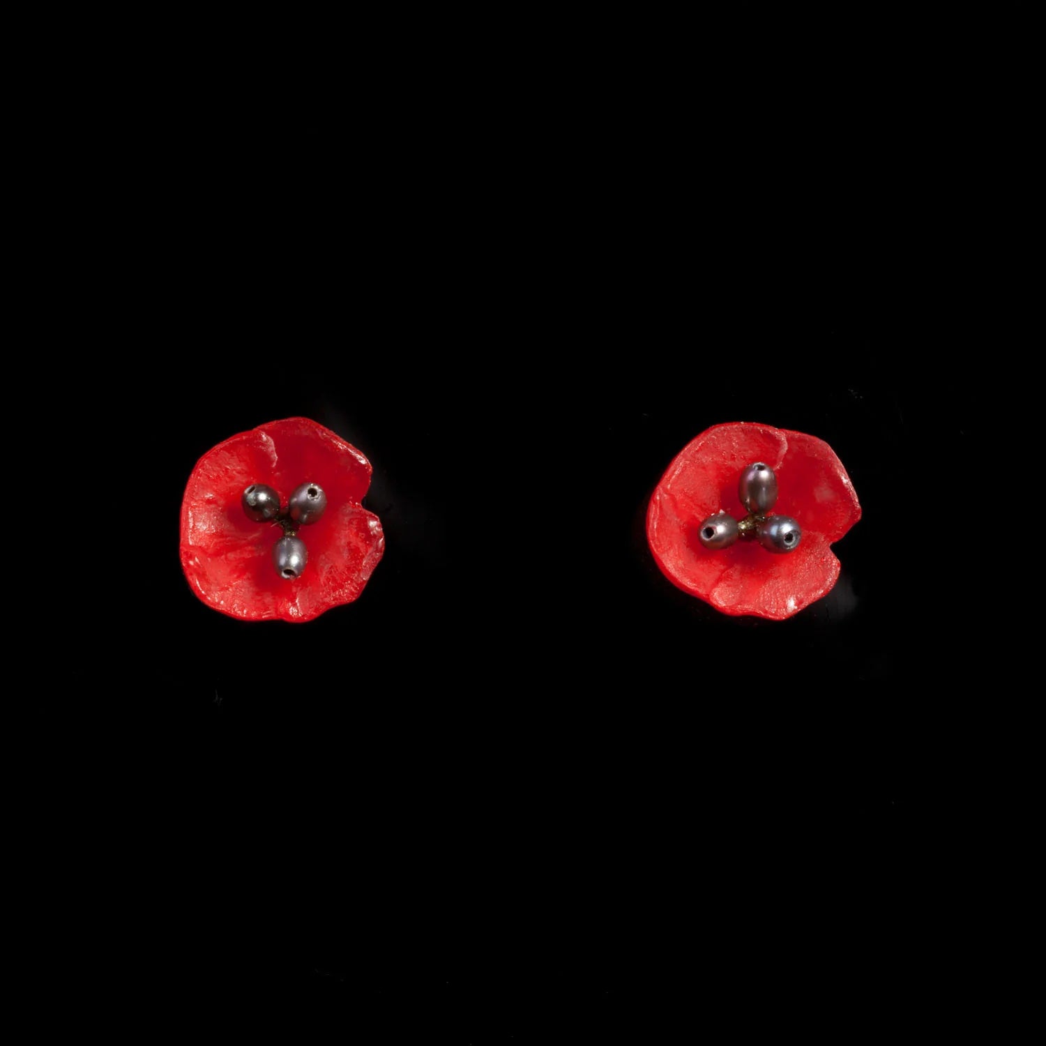 Mohnblume Ohrstecker
