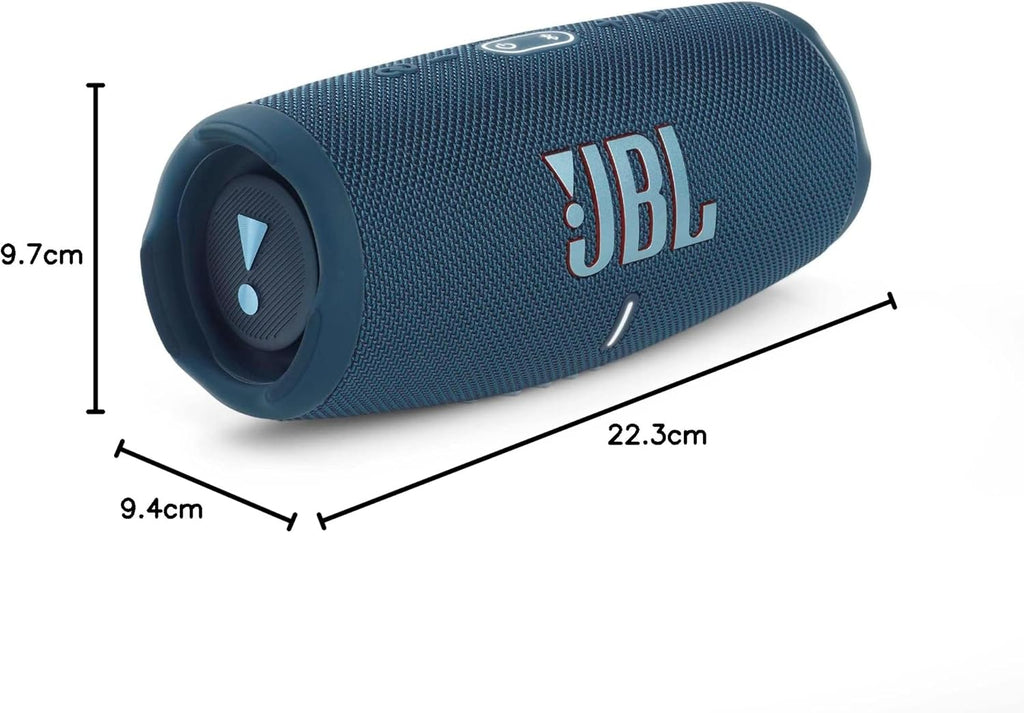 JBL Charge 5 altoparlante Bluetooth nero – Boombox portatile e impermeabile con power bank integrato – Fino a 20 ore di riproduzione musicale wireless con una sola carica della batteria