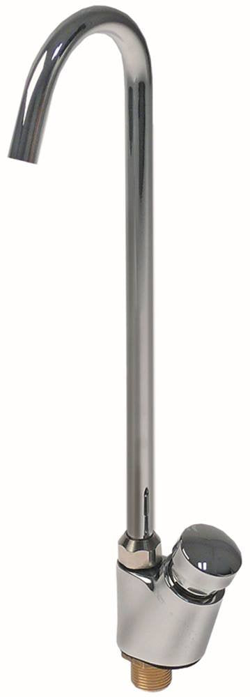 Selbstschlussarmatur für Trinkbrunnen Wasserstrahl einstellbar Ausladung 65mm 220mm 1/8' IG, 3/8' AG mit sofortiger Abschaltung