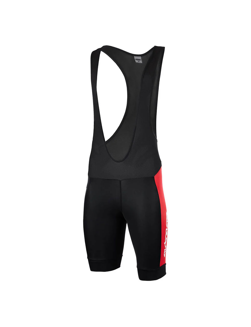 Salopette Ciclismo Corta da Uomo - Salopette Pro Line Nero-Rosso