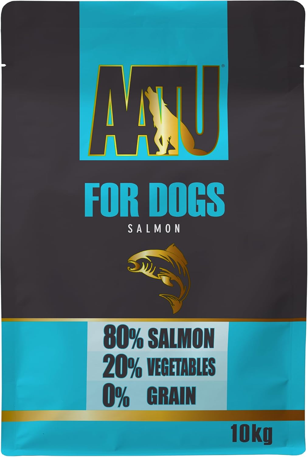 AATU Trockenfutter für Hunde, 80/20 Hundetrockenfutter mit Hühnerfleisch, Hundefutter Getreidefrei mit Hohem Proteingehalt, Natürliche Tiernahrung für Ausgewachsene Hunde Aller Rassen, 1,5 kg