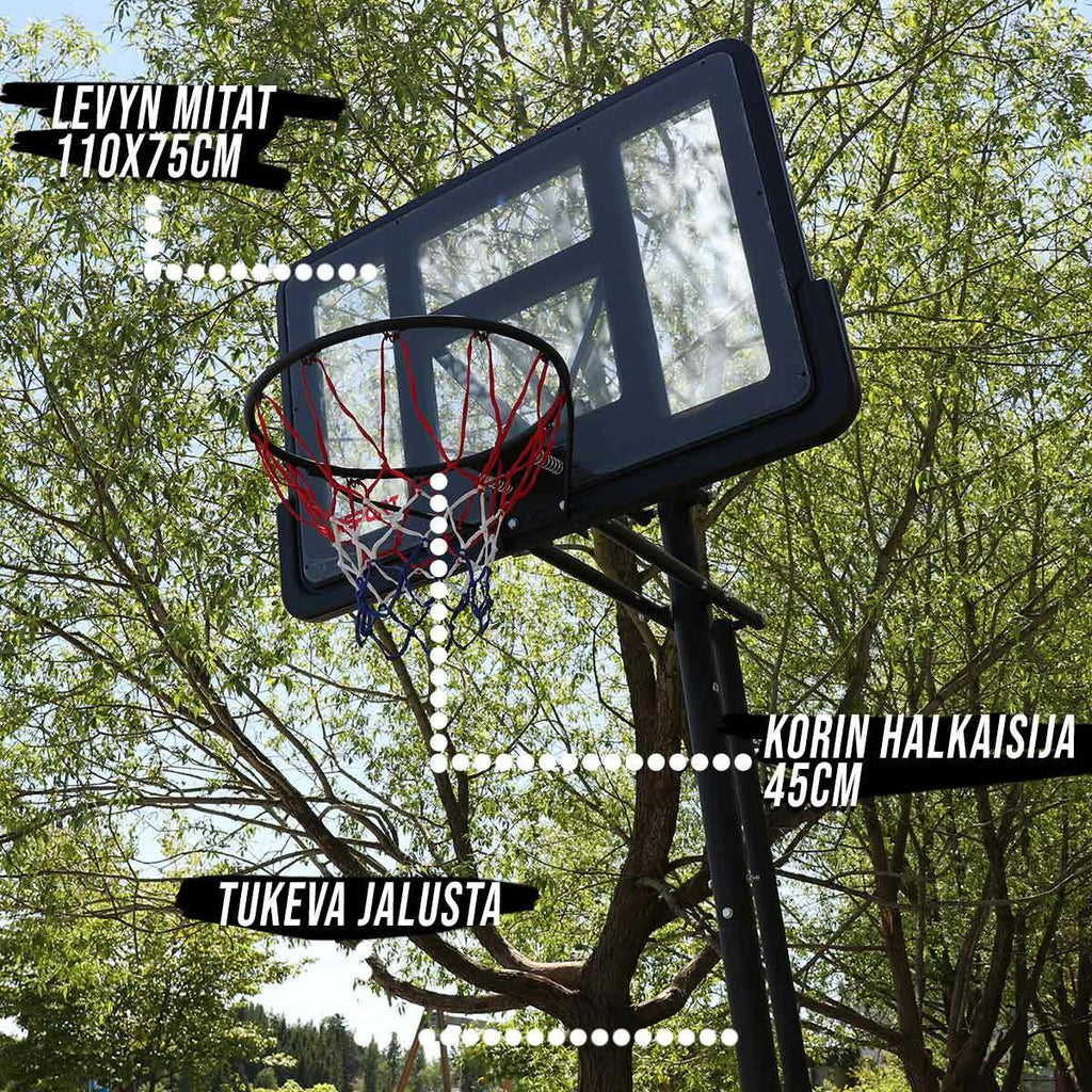 ProSport Canestro da basket Premium 2,3-3,05 m
