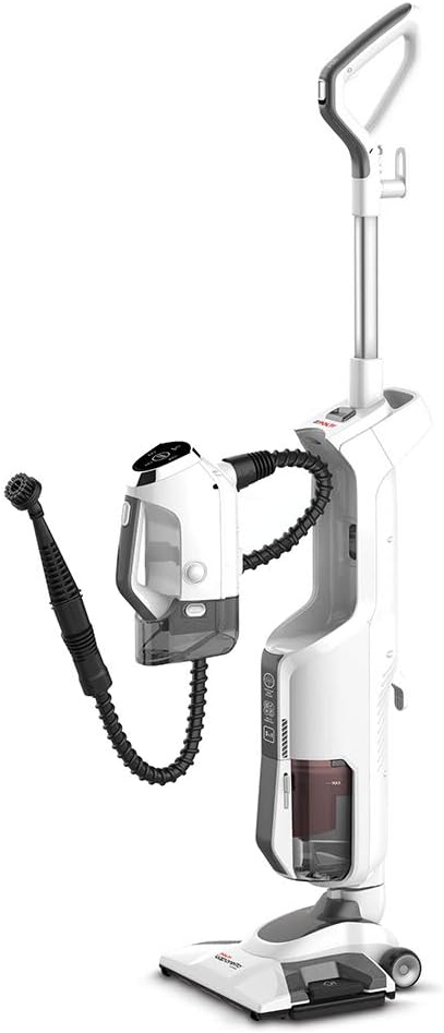 POLTI Vaporetto 3 Clean PTEU0295, Dampfsauger, ttet und beseitigt 99,9%* der Viren, Keime und Bakterien, Weiss, 1800 W
