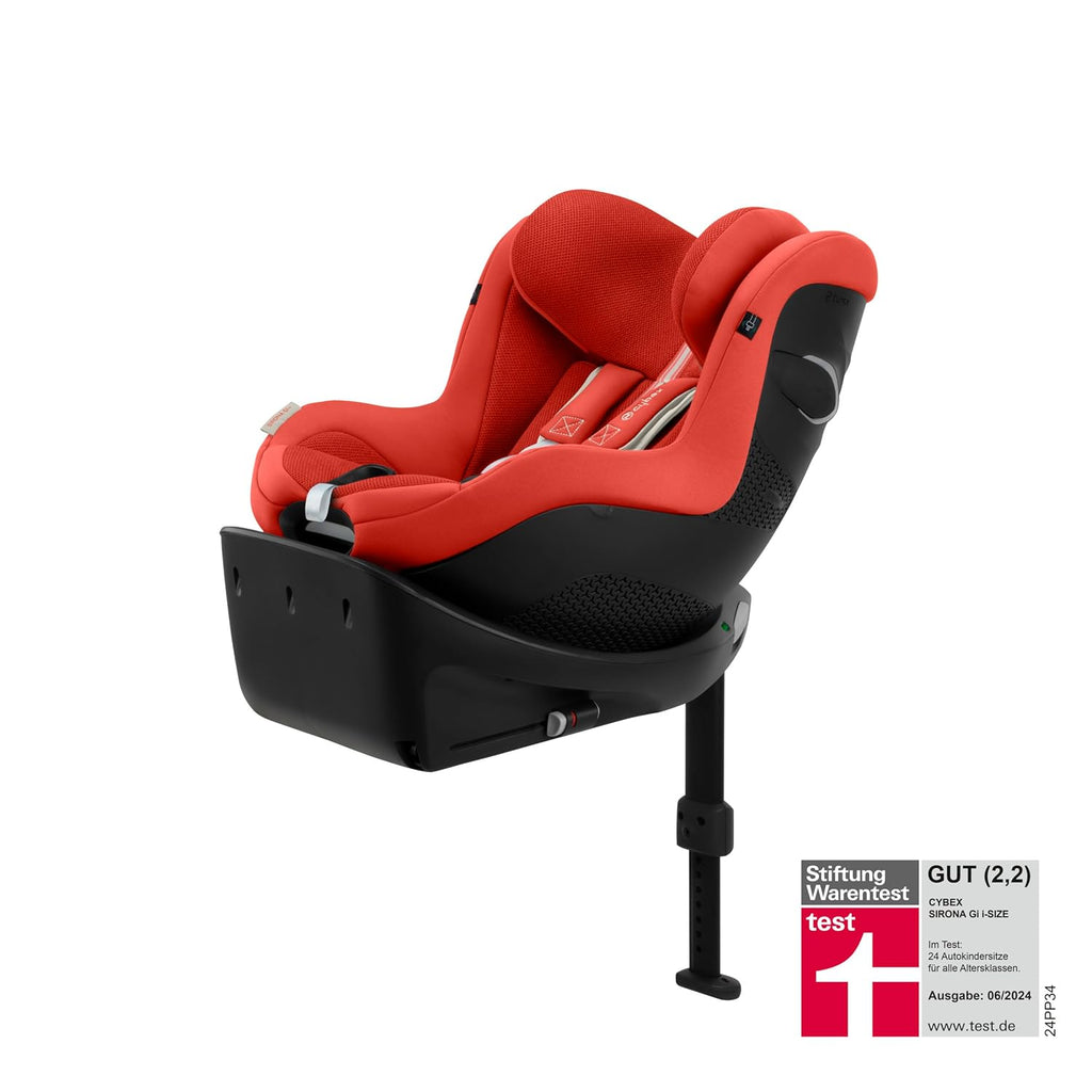 Seggiolino auto CYBEX Gold Sirona Gi i-Size Plus con base, Da 3 mesi a 4 anni circa (Dalla nascita con inserto per neonati), Max. 20 kg, 61-105 cm (Da 40 cm con inserto per neonati), Stormy Blue