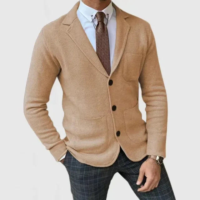 Luxuriser Strickblazer für Herren