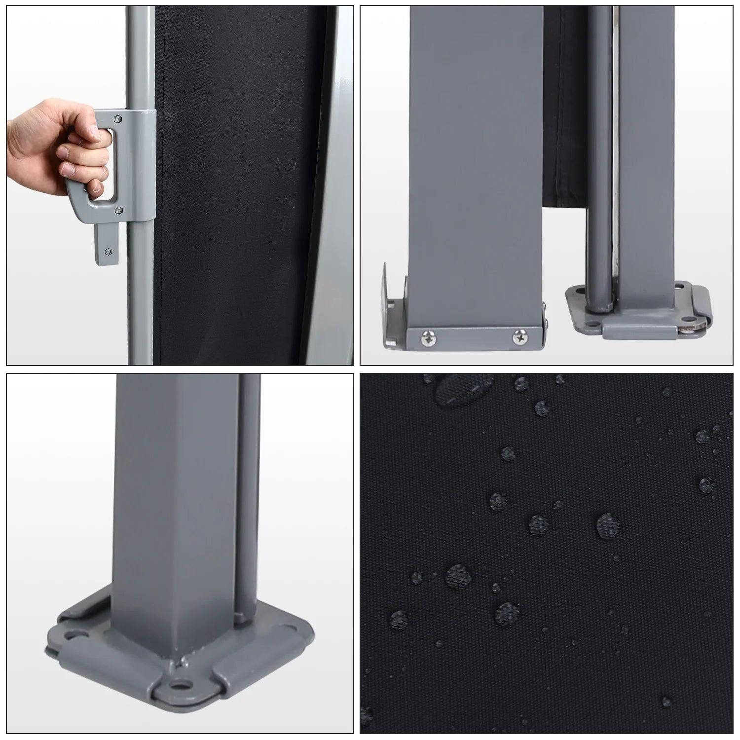 Sonnewelt Tenda Parasole Laterale Avvolgibile Paravento Estensibile