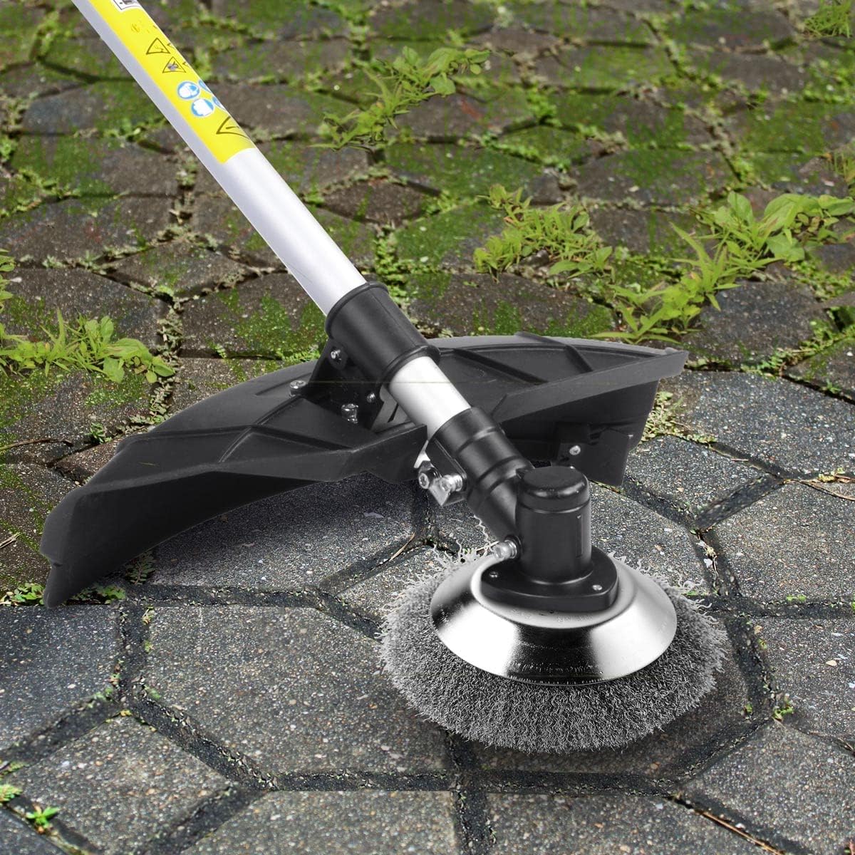 BRAST® Motorsense Benzin 3.0 PS 2 in 1 Gerät Freischneider Rasentrimmer Rasenmäher 52cm³