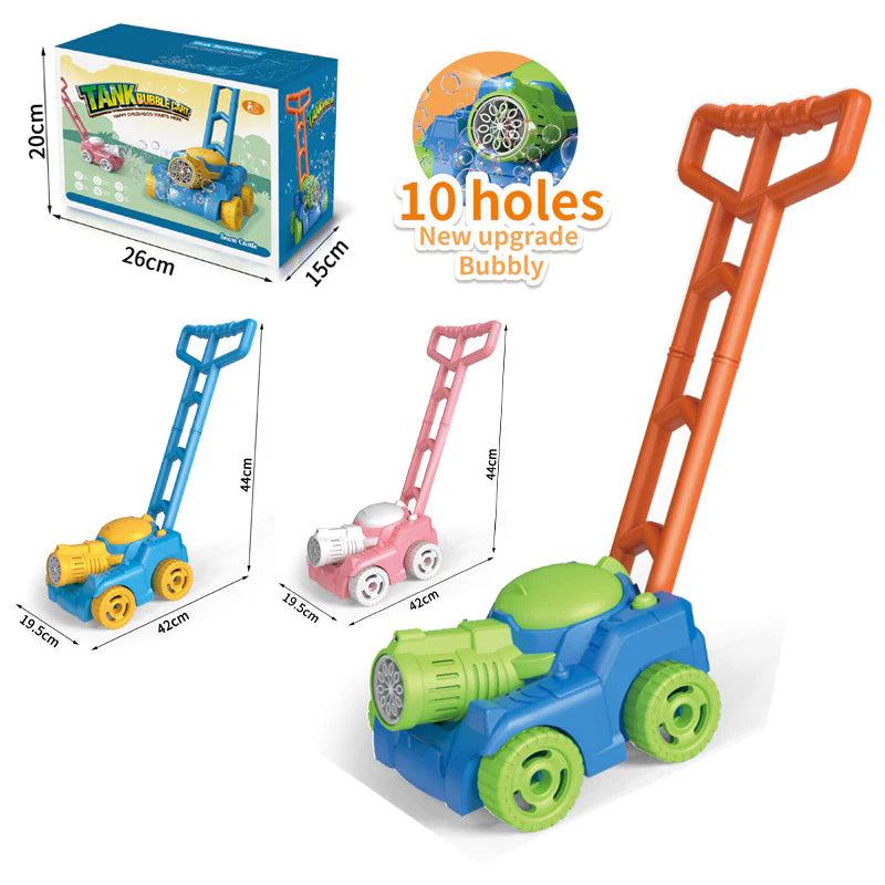 Bubble Mower - Zauberhafter Seifenblasenspa - Spielzeug-Rasenmher