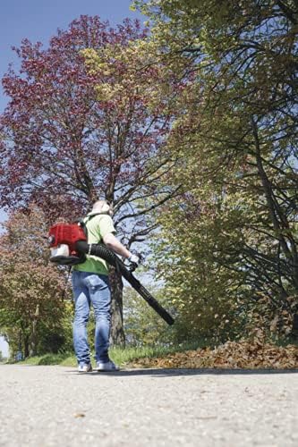 Scheppach Benzin Laubbläser LB5200BP | Anti-Vibrationssystem | 51,7 cm³ 2-Takt-Benzinmotor 1400W | Luftgeschwindigkeit 295 km/h | rückentragbar