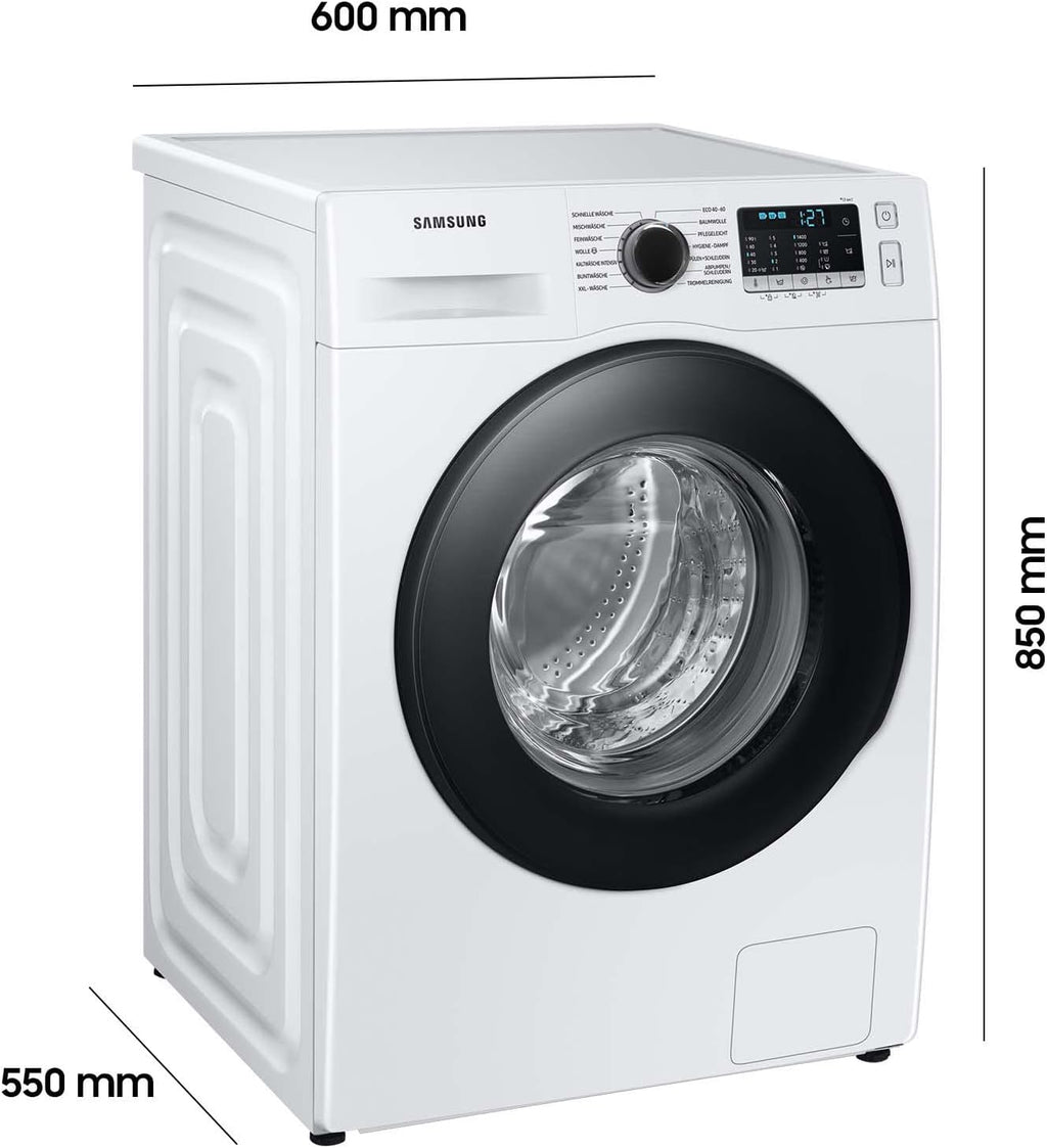 Lavatrice WW70TA049AX/EG, 7 kg, 1400 giri/min, Ecobubble, programma Vapore Igienizzante, funzione Smacchia Tutto, Inox