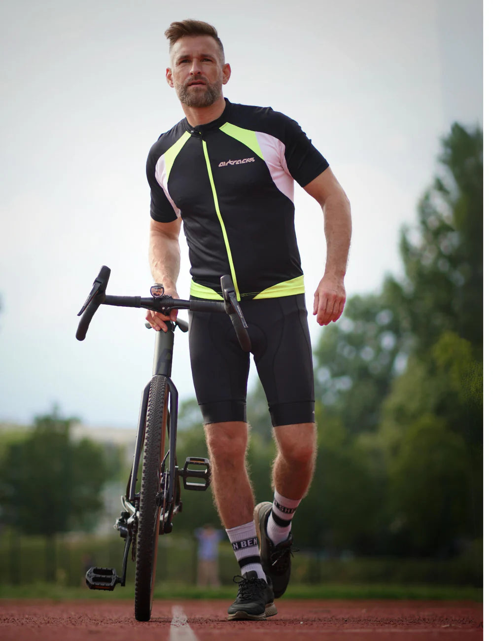 Herren Radtriko Set Fahrradtrikot Pro T + Trgerhose Comfort Line