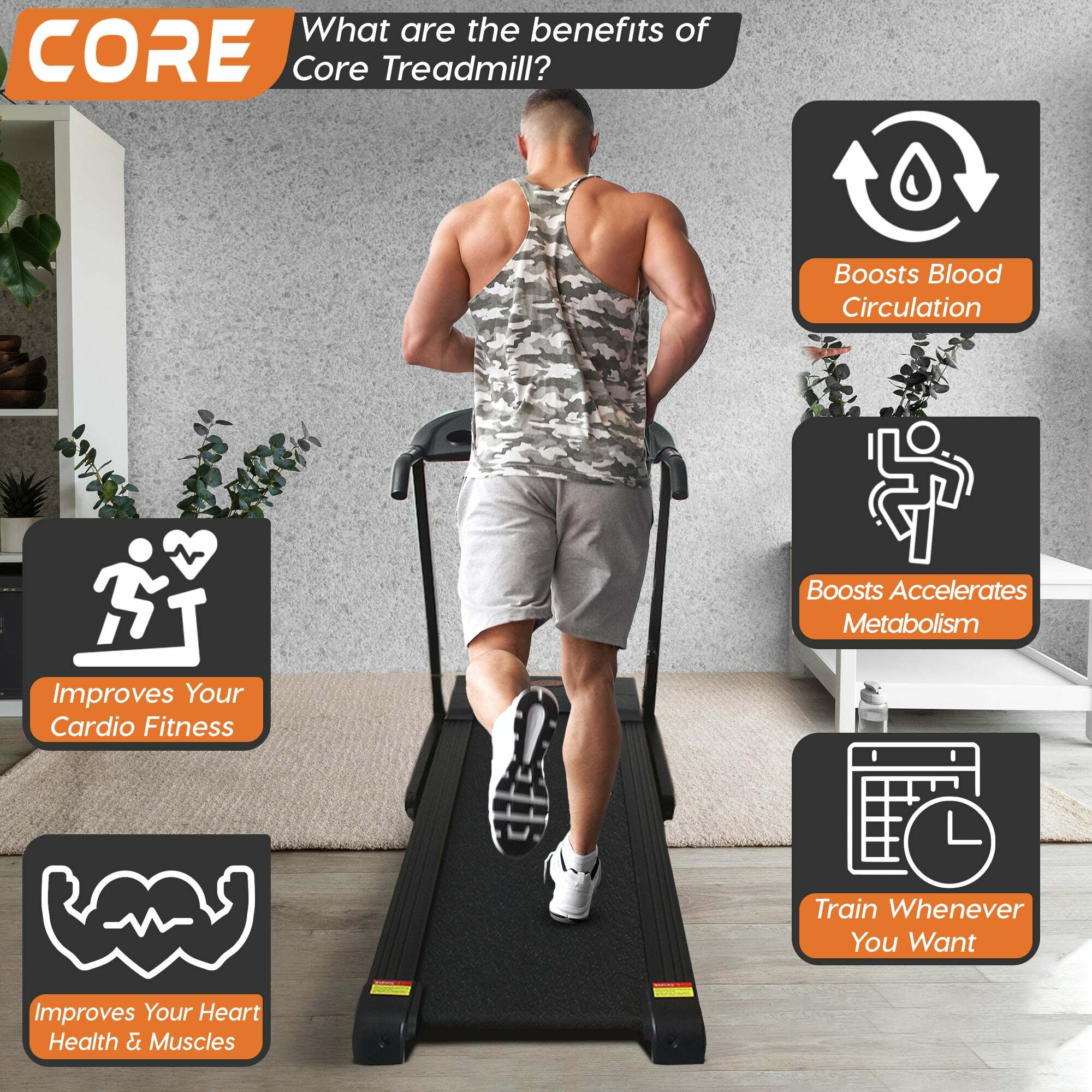 Tapis roulant motorizzato Core