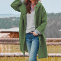 Elegante cappotto invernale spesso da donna