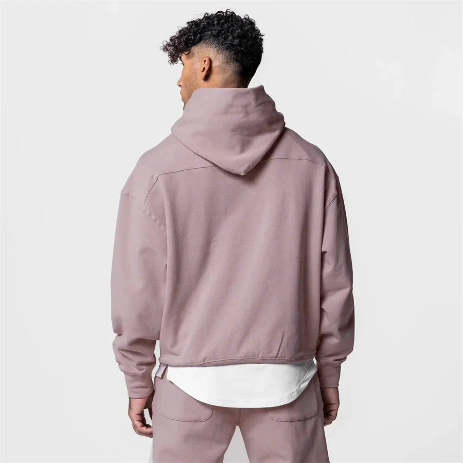 Herren-Kapuzenpullover in bergre