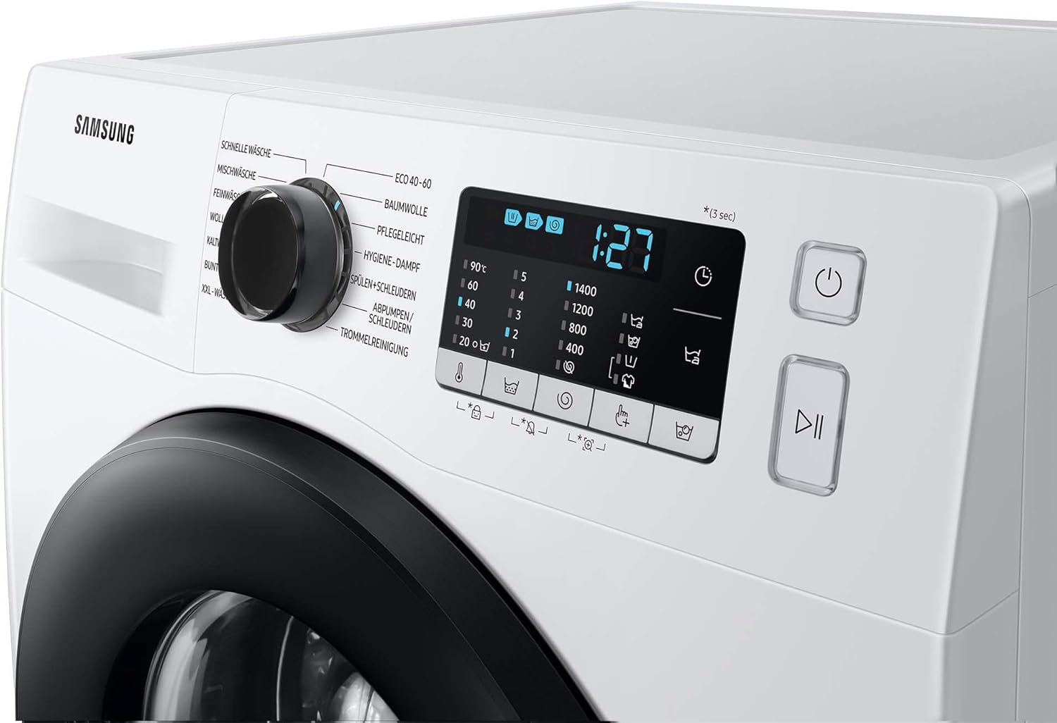 Lavatrice WW70TA049AX/EG, 7 kg, 1400 giri/min, Ecobubble, programma Vapore Igienizzante, funzione Smacchia Tutto, Inox