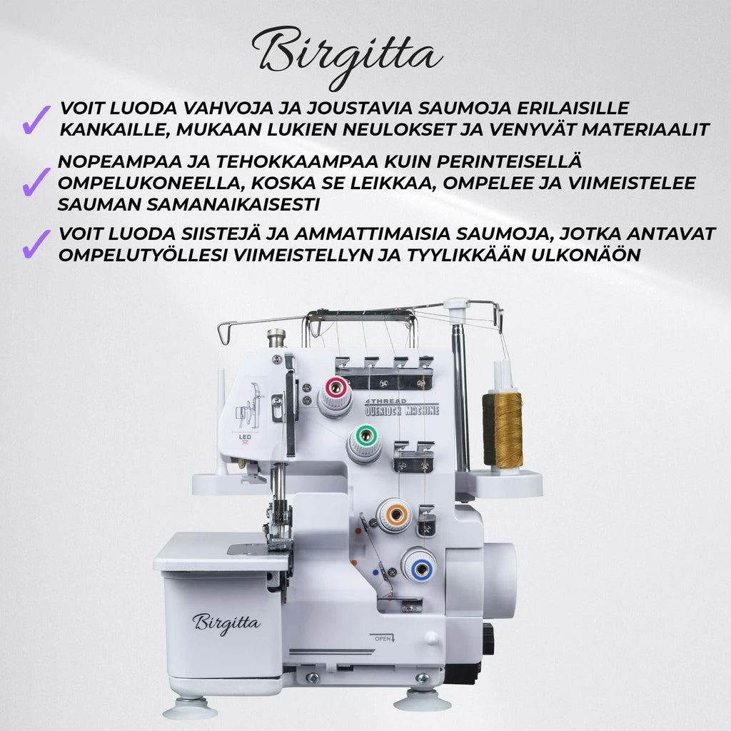 Macchina per cucire Birgitta Overlock Standard