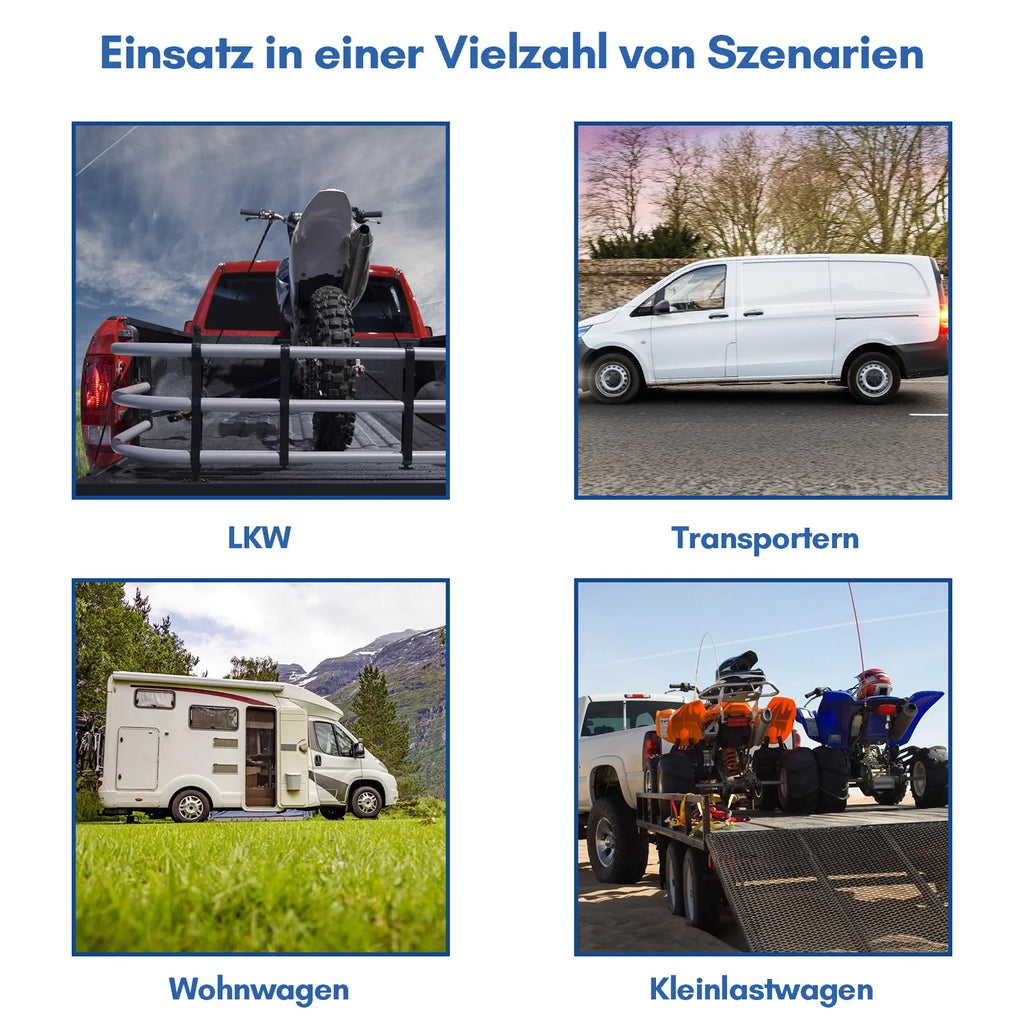 Sonnewelt Airlineschiene 4x 1m Aluminium für Wohnmobile und LKW