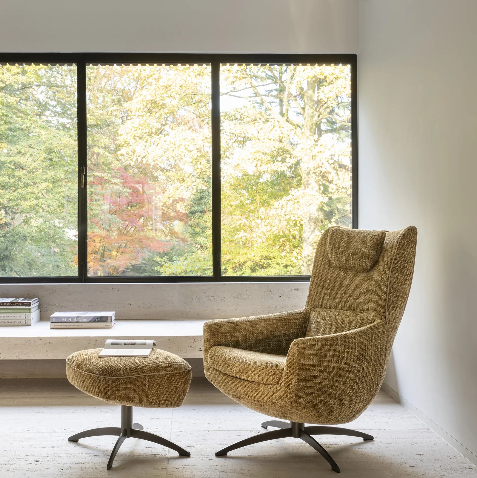 Jori Loungesessel Griffon mit Nackenkissen JR-4250, Ohrensessel, Relaxsessel