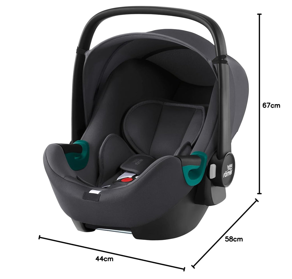BRITAX RÖMER Babyschale BABY-SAFE 3 i-SIZE, für Neugeborene bis 15 Monate (40-83 cm), Dusty Rose