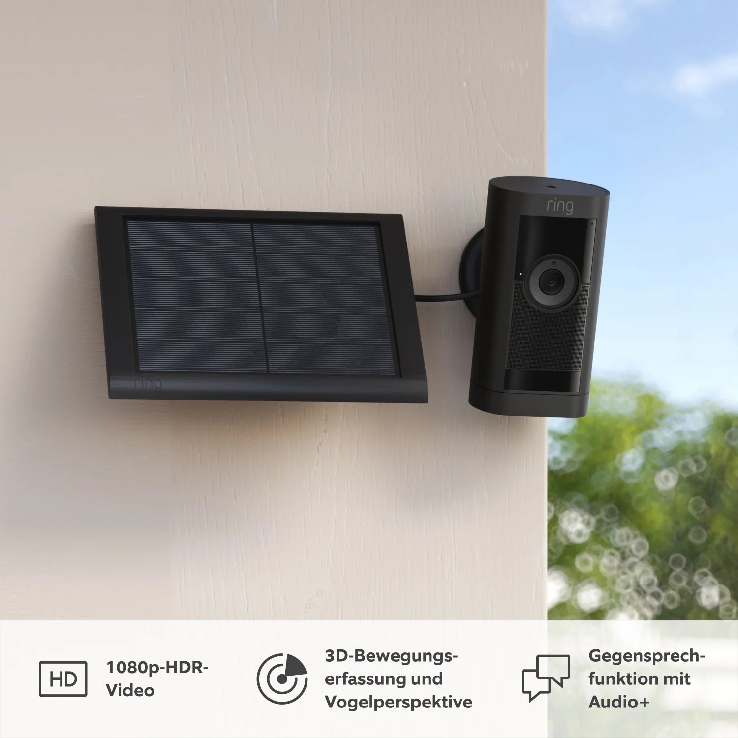 Auenkamera Pro Solar (Stick Up Cam Pro)