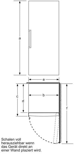 Siemens GS54NAWCV iQ500 Congelatore, 176 x 70 cm, 327 L, noFrost mai più sbrinamento, bigBox spazio per alimenti grandi, varioZone ripiani in vetro e cassetti flessibili, Bianco