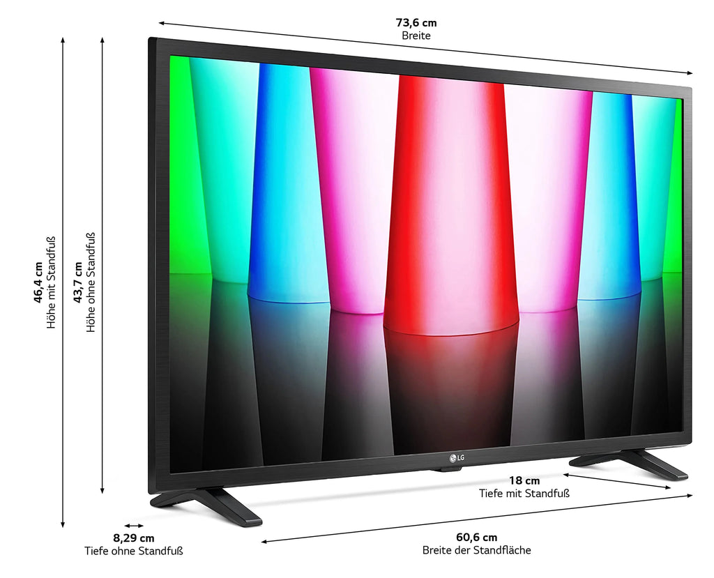 LG 32LQ63006LA TV 80 cm (32 pollici) Full HD Smart TV (Google Assistant, 60 Hz) [Modello 2022], nero
