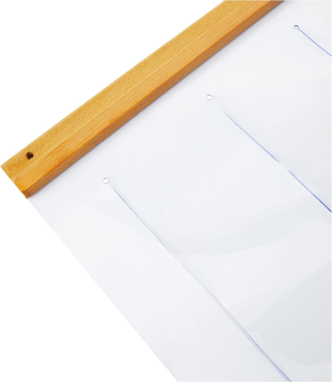 Ferplast Tenda per cucce, modello DOMUS MAXI, porta per cucce da esterno, a lamelle trasparenti in PVC, impermeabile, protezione dal vento e dal freddo, 40,5 x 69 cm