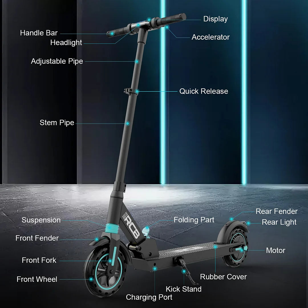 Monopattino Elettrico RCB R13 – Motore 350W, 25 km/h