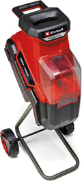Einhell Trituratore a batteria REDAXXO 36/25 Power X-Change (36 V, spessore max. rami 25 mm, 3 lame reversibili in acciaio, sacco di raccolta da 55 L, impugnatura per il trasporto, pressore)