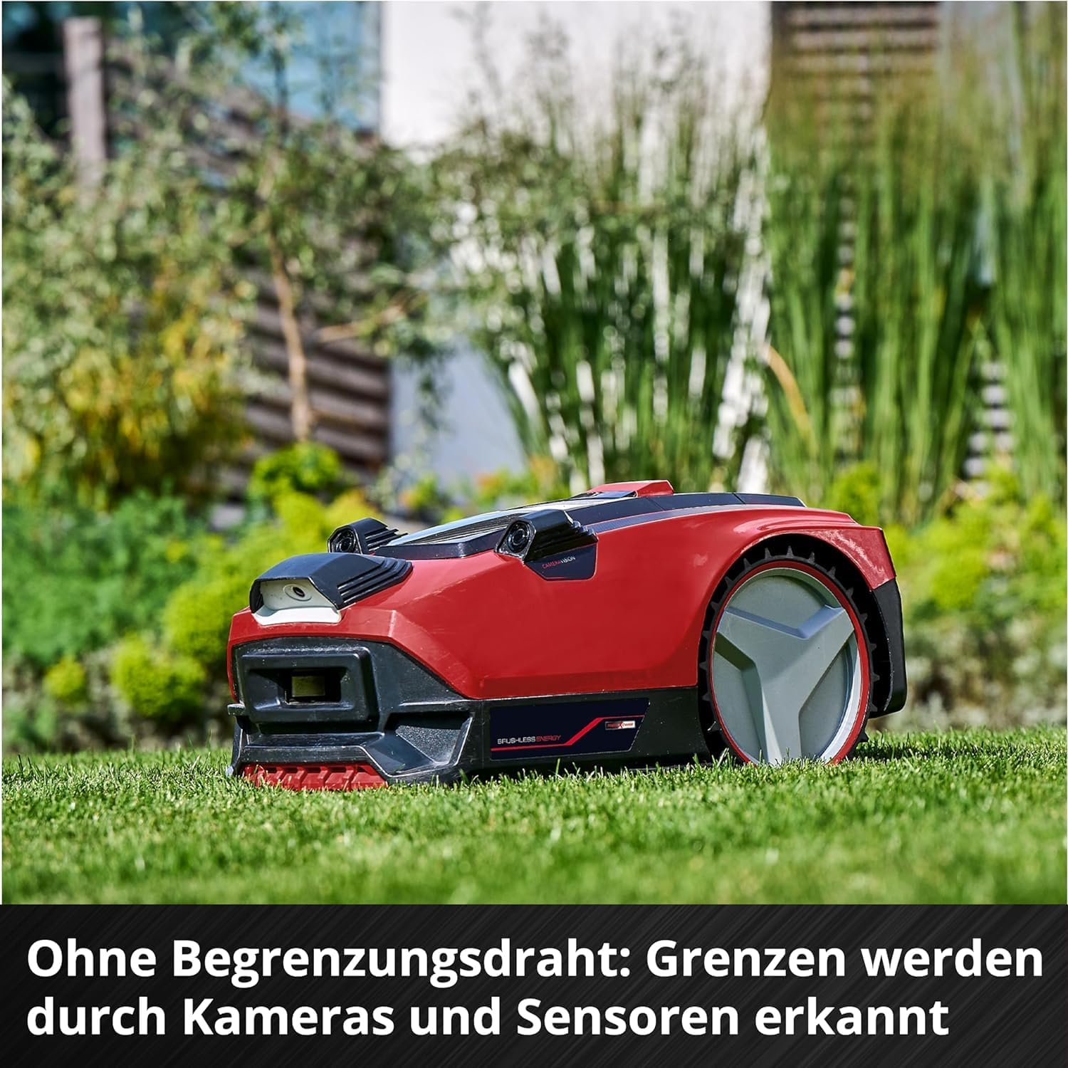 Einhell Akku-Rasenmher GE-CM 43 Li M Kit Power X-Change (36V, 43 cm Schnittbreite, bis 600 m, Brushless, Mulch-Kit, 63L Fangkorb, 25-75 mm Schnitthhe, inkl. 2x 4,0Ah + 2x Ladegert)
