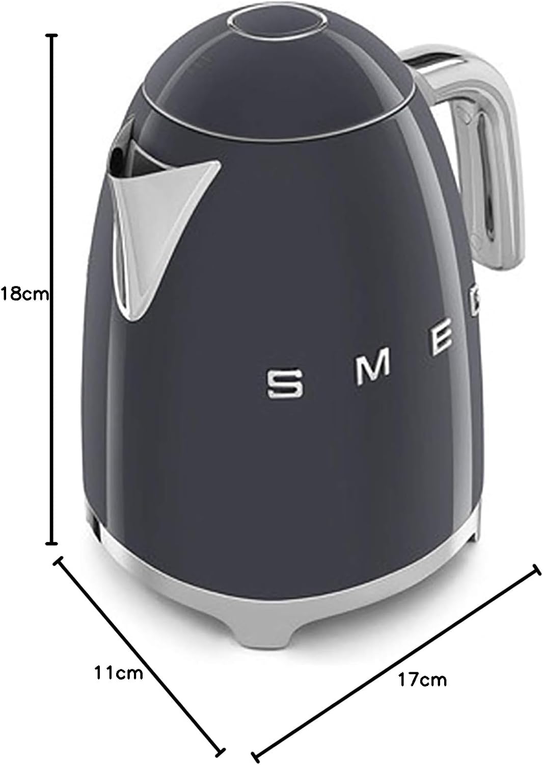 Smeg, 2x2 TSF01CREU - Tostapane, 2 scomparti per 2 fette, 6 livelli di doratura, funzione riscaldamento, funzione scongelamento e bagel, vassoio raccoglibriciole, 950W, Crema