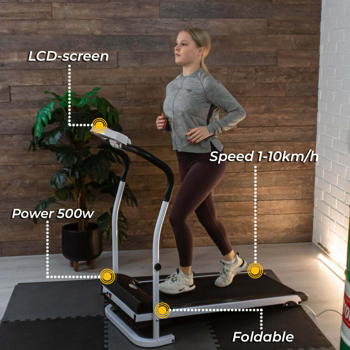 React-Laufband mit Motor