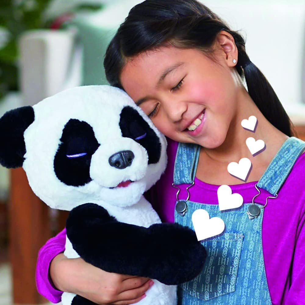 Hasbro FurReal Friends E85935S0 FurReal Plum, my cuddly panda, interactive plush toy, from 4 years