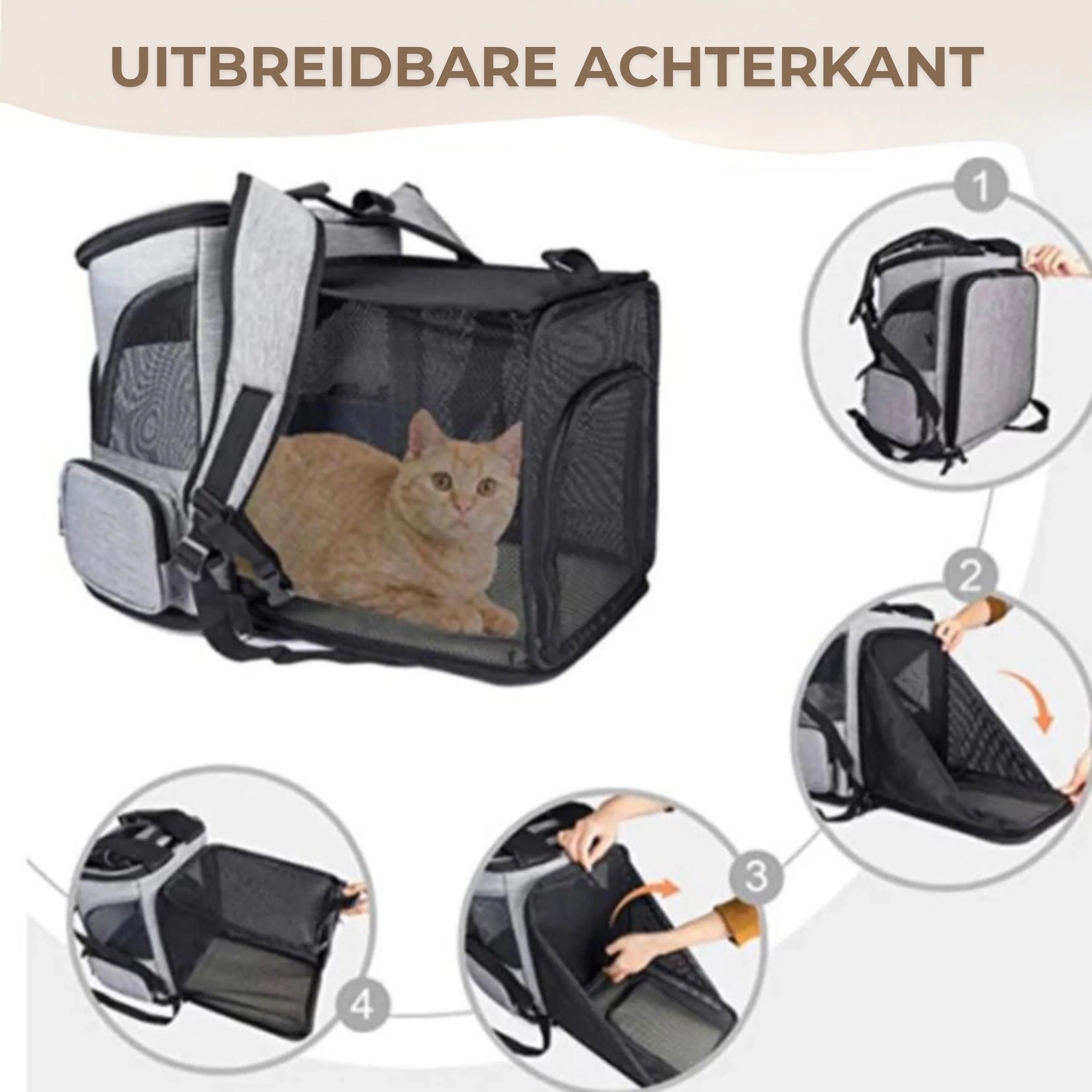 Jip | Stylischer Katzenrucksack für unterwegs