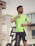 Herren Radtrikot Set Fahrradtrikot Kurzarm Team II + Trgerhose Kurz Pro Line